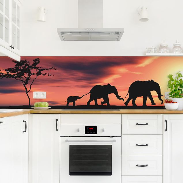 Küchenspiegel Savannah Elefant