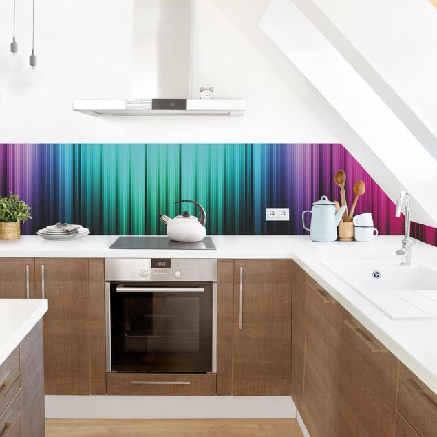 Küchenrückwand - Rainbow Display