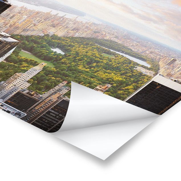Poster Blick über den Central Park