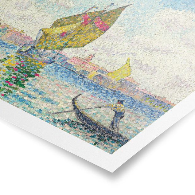 Poster - Henri Edmond Cross - Segelboote auf dem Giudecca - Querformat 3:4