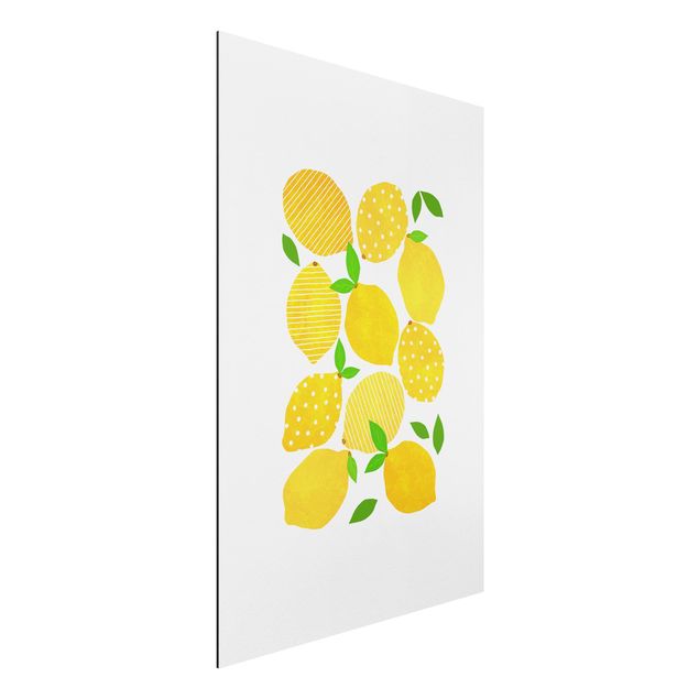 Wandbilder Zitronen mit Punkten