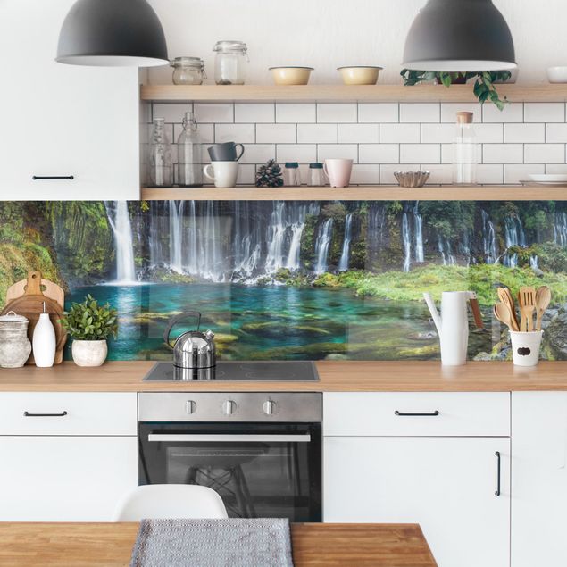 Küche Wandpaneel Shiraito Wasserfall