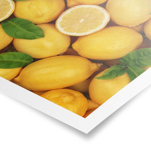 Poster - Saftige Zitronen - Querformat 2:3