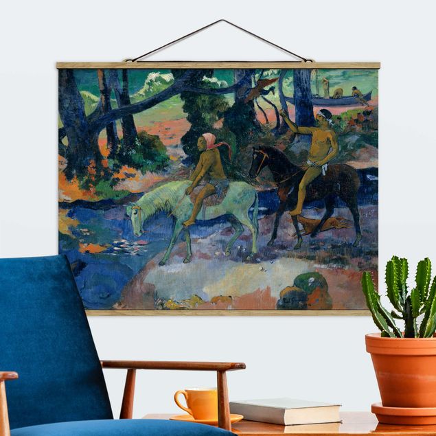 Impressionistische Bilder Paul Gauguin - Die Flucht