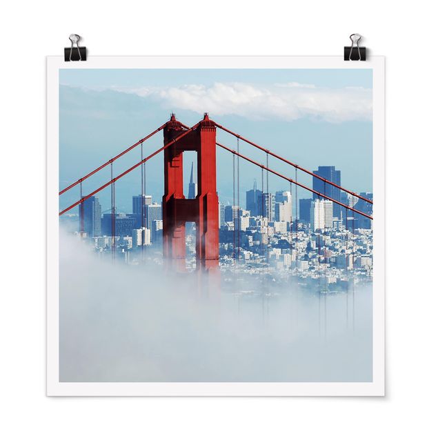 Poster - Good Morning San Francisco! - Quadrat 1:1