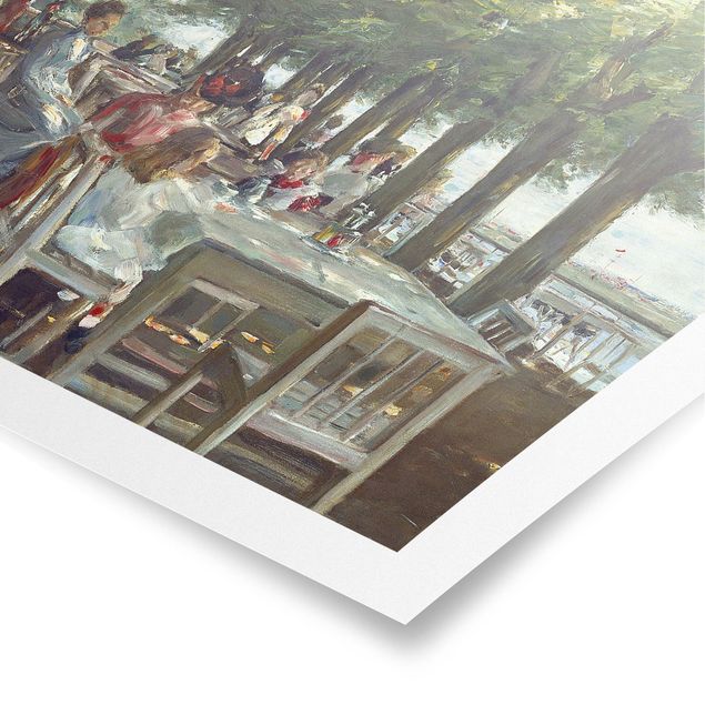 Poster - Max Liebermann - Terrasse des Restaurants Jacob - Querformat 2:3