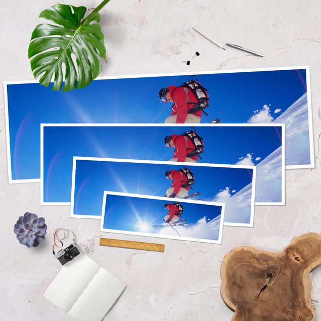 Poster - Skisprung - Panorama Querformat