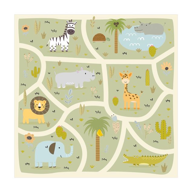 Moderne Teppiche Safari - Die große Vielfalt der Tiere