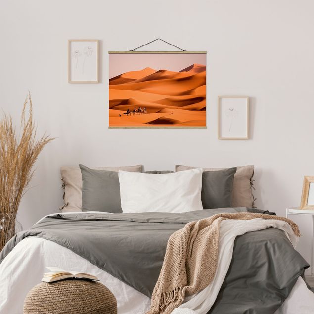 Stoffbilder mit Posterleisten Namib Desert