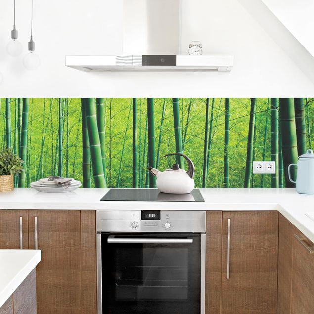 Küchenrückwand - Bambuswald