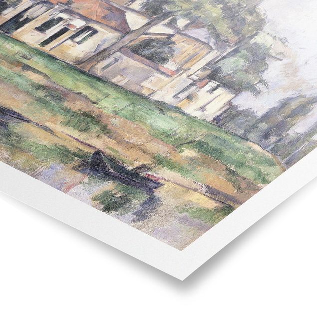 Poster - Paul Cézanne - Ufer der Marne - Querformat 3:4