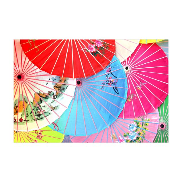 grosser Teppich Chinese Parasols