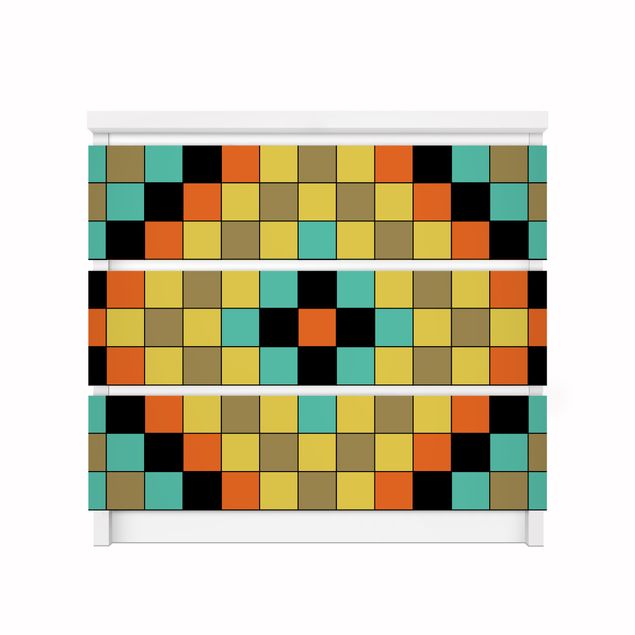 Klebefolie farbig Buntes Mosaik