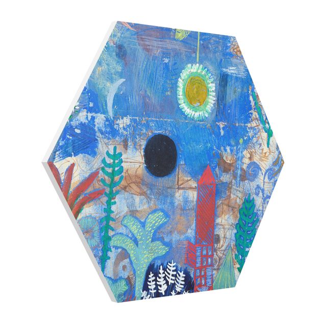 Hexagon-Bilder Paul Klee - Versunkene Landschaft