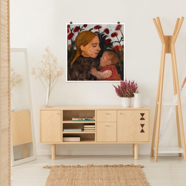 XXL Poster Paula Modersohn-Becker - Junge Frau mit Kind