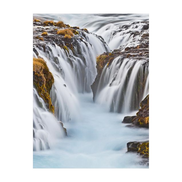 Große Teppiche Brúarfoss Wasserfall in Island