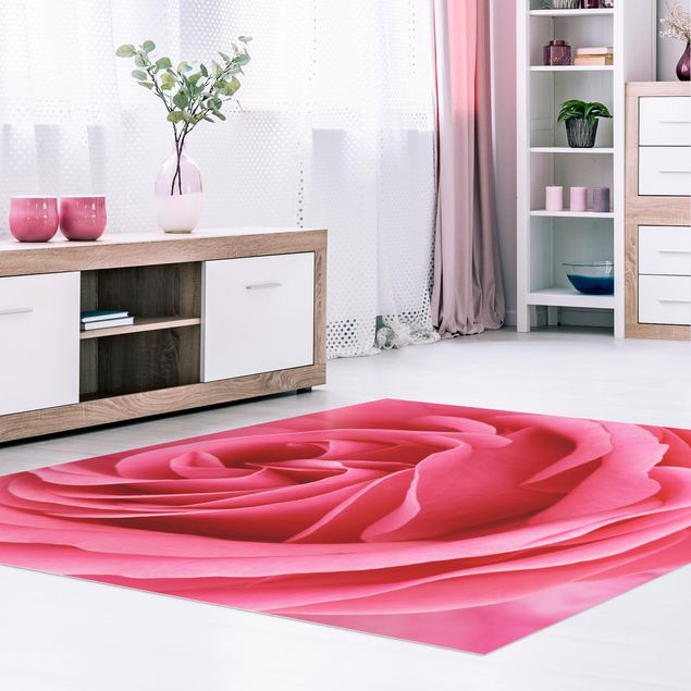 Teppich modern Lustful Pink Rose