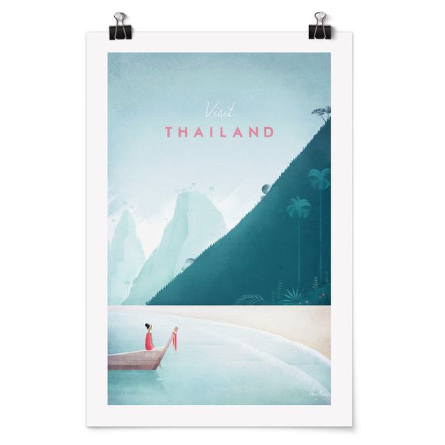 Poster Landschaft Reiseposter - Thailand