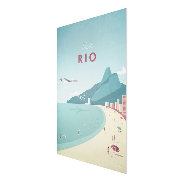 Bilder auf Hartschaumplatte Reiseposter - Rio de Janeiro