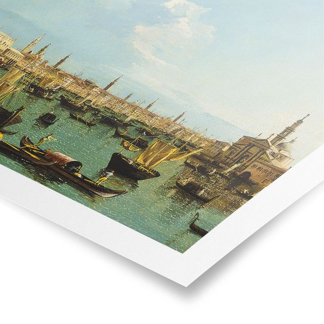Poster Bernardo Bellotto - Bacino di San Marco Venedig