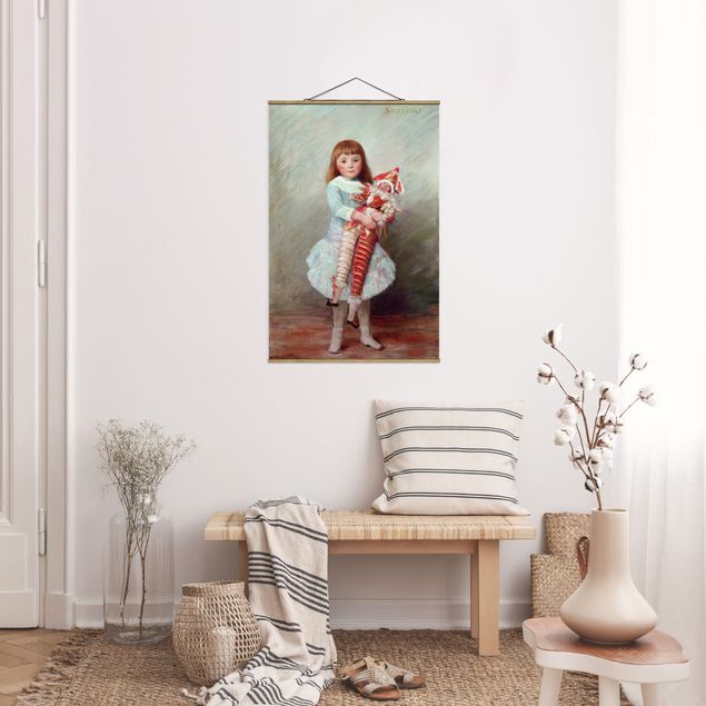 Bilder von Renoir Auguste Renoir - Suzanne mit Harlekinpuppe