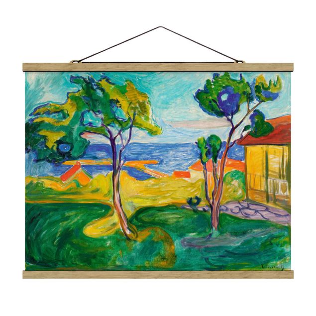schöne Bilder Edvard Munch - Der Garten