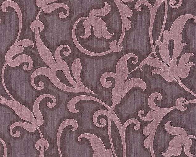 Tapeten mit Muster Architects Paper Tessuto in Metallic Violett - 954905