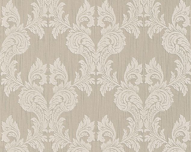 Barock Tapete Architects Paper Tessuto in Beige - 956301