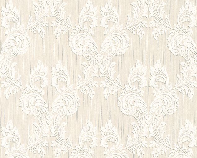 Muster Tapete Architects Paper Tessuto in Beige Creme - 956307