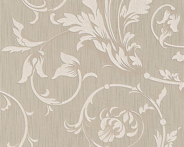 Barock Tapete Architects Paper Tessuto in Beige - 956331