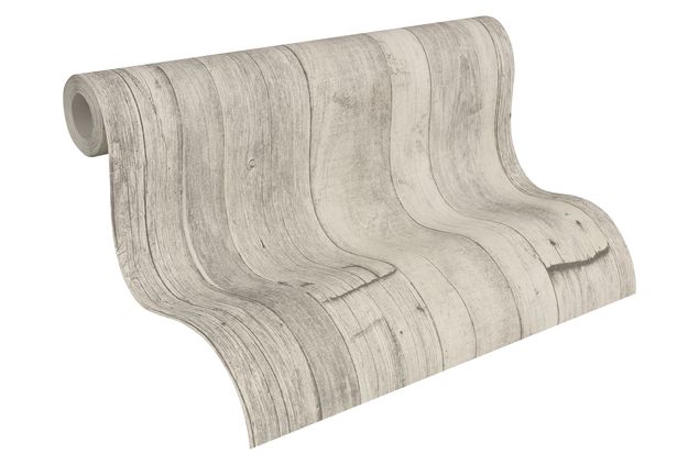 Tapete Shabby Chic A.S. Création Best of Wood`n Stone 2nd Edition in Beige Creme Grau - 959311