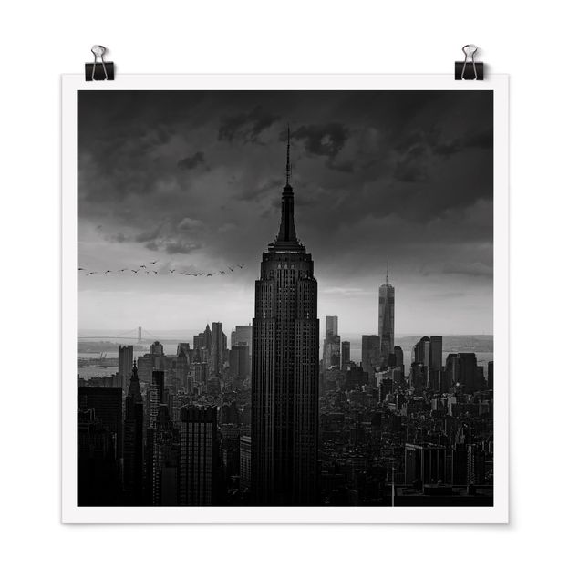 Poster - New York Rockefeller View - Quadrat 1:1