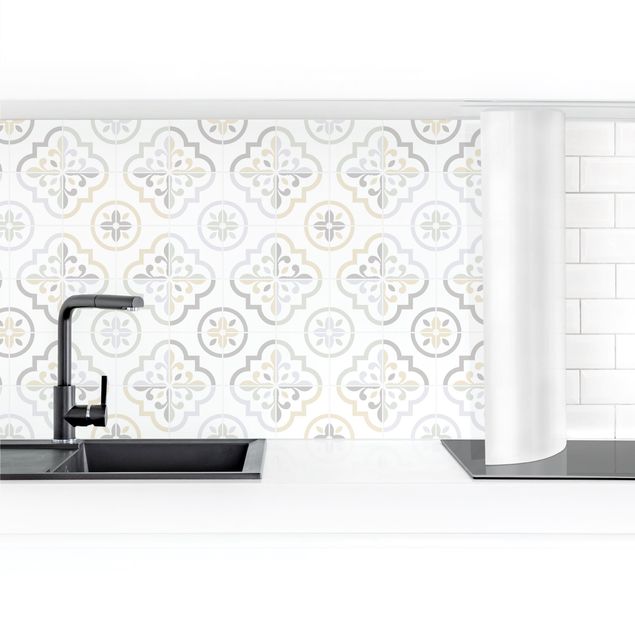 Küchenrückwand selbstklebend Geometrische Fliesen - Asti