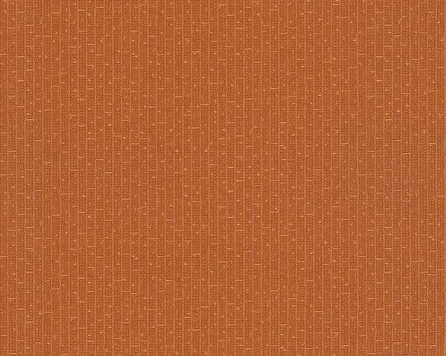 Tapete einfarbig Versace wallpaper Versace 2 Greek in Braun Metallic Orange - 962382