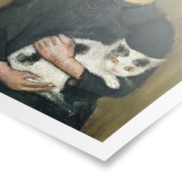 Poster - Paula Modersohn-Becker - Knabe mit Katze - Hochformat 3:2