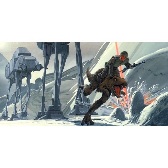 Disney Kindertapete - Star Wars Classic RMQ Hoth Battle Ground - Komar Fototapete