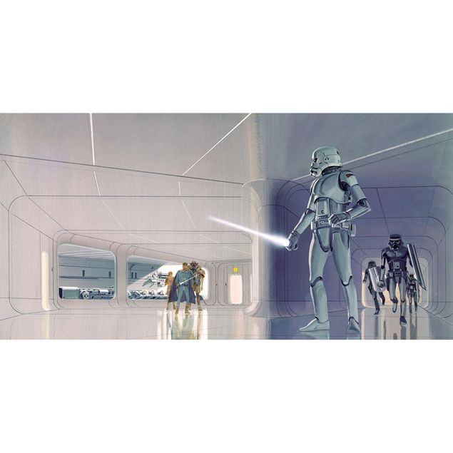 Disney Kindertapete - Star Wars Classic RMQ Stormtrooper Hallway - Komar Fototapete