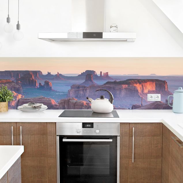 Wandpaneele Küche Sonnenaufgang in Arizona