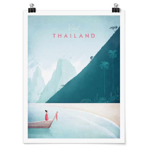 Poster Landschaft Reiseposter - Thailand
