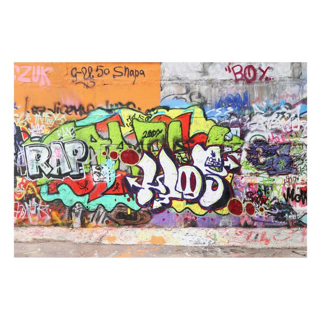 Foto auf Hartschaumplatte Graffiti