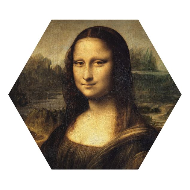Alu Dibond Bilder Leonardo da Vinci - Mona Lisa