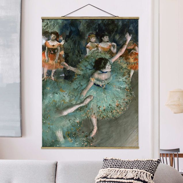 Impressionistische Bilder Edgar Degas - Tänzerinnen in Grün