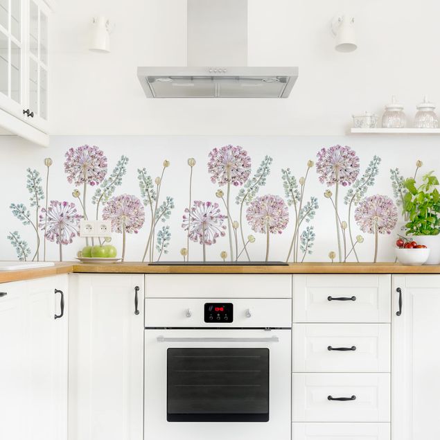 Küchenspiegel Allium Illustration I