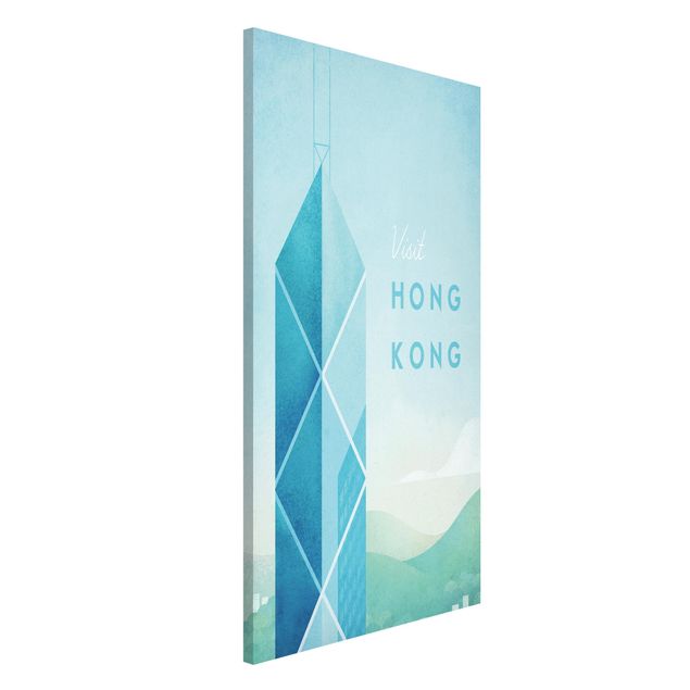 Magnettafeln Syklines Reiseposter - Hong Kong