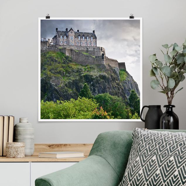 Wand Poster XXL Edinburgh Castle