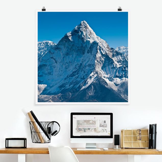 Poster - Der Himalaya - Quadrat 1:1