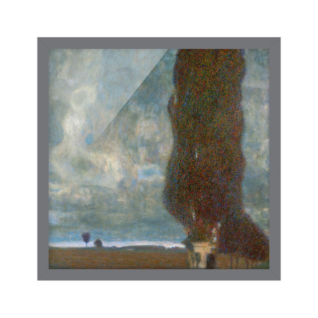 Moderne Bilder mit Rahmen Gustav Klimt - Die große Pappel II