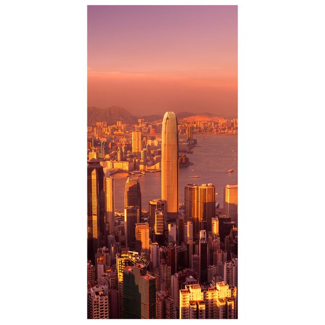 Raumteiler - Hongkong Sunset 250x120cm