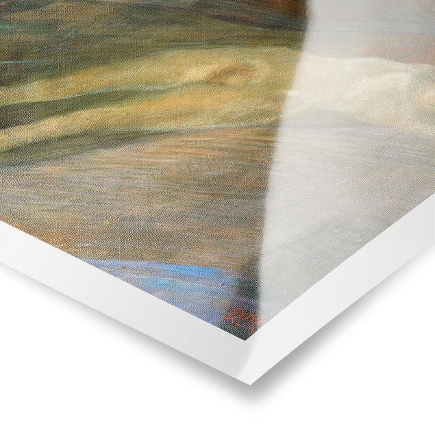 Poster - Gustav Klimt - Bewegtes Wasser - Querformat 3:4