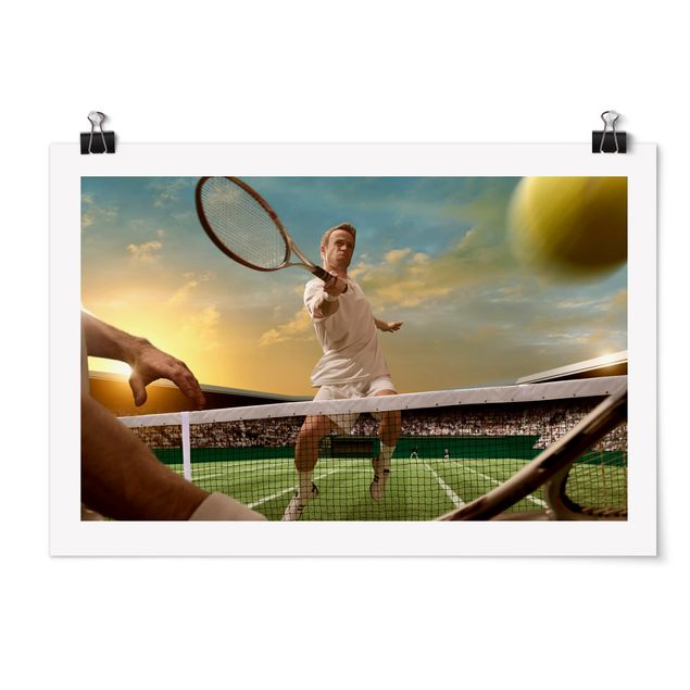 Poster - Tennis Player - Querformat 2:3